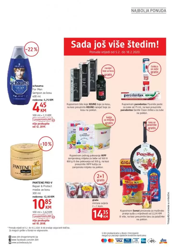 dm akcijski katalog. dm katalog. letak. akcija. snizenje. snizeno. losion za tijelo stedim 2+1 gratis 