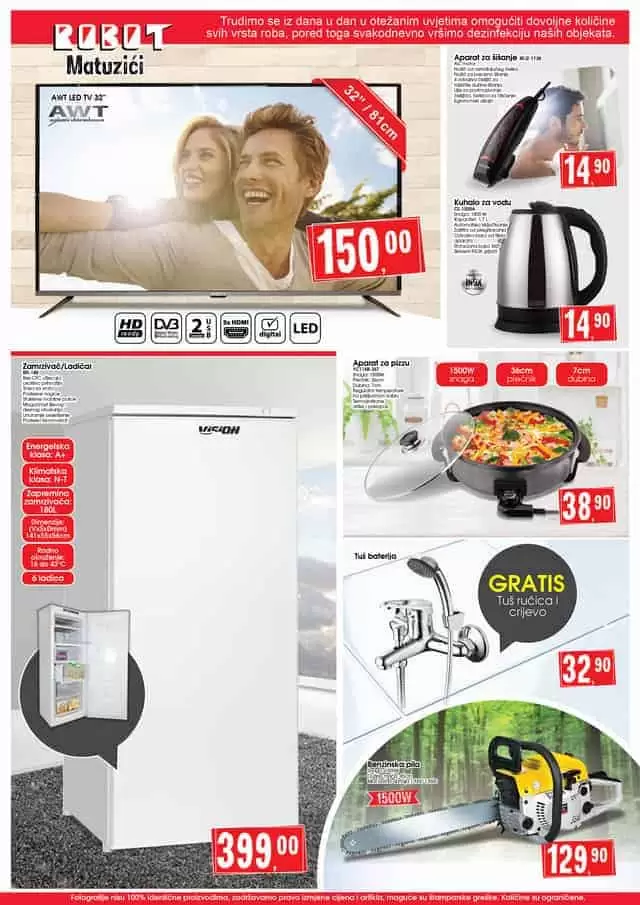 robot akcijski katalog. korona virus. prehrana. snizenje. akcija. 