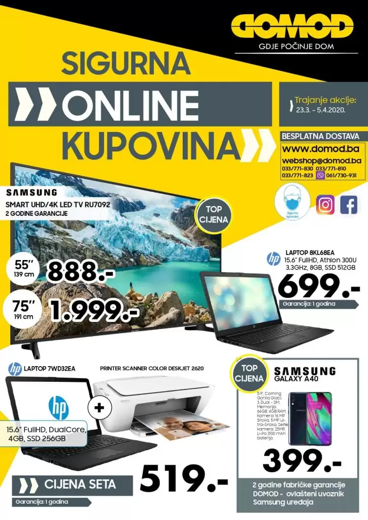 domod akcijski letak. domod online kupovina. snizenje. snizeno. akcija. popust. katalog.