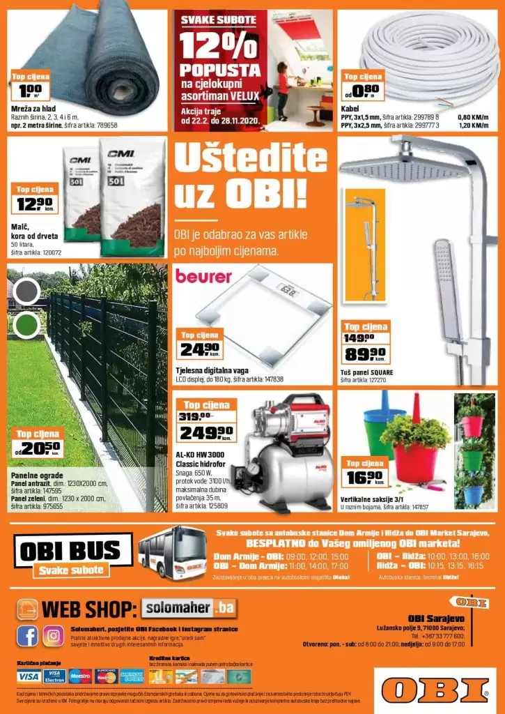 obi katalog. obi online prodaja. obi snizenje. obi akcija.