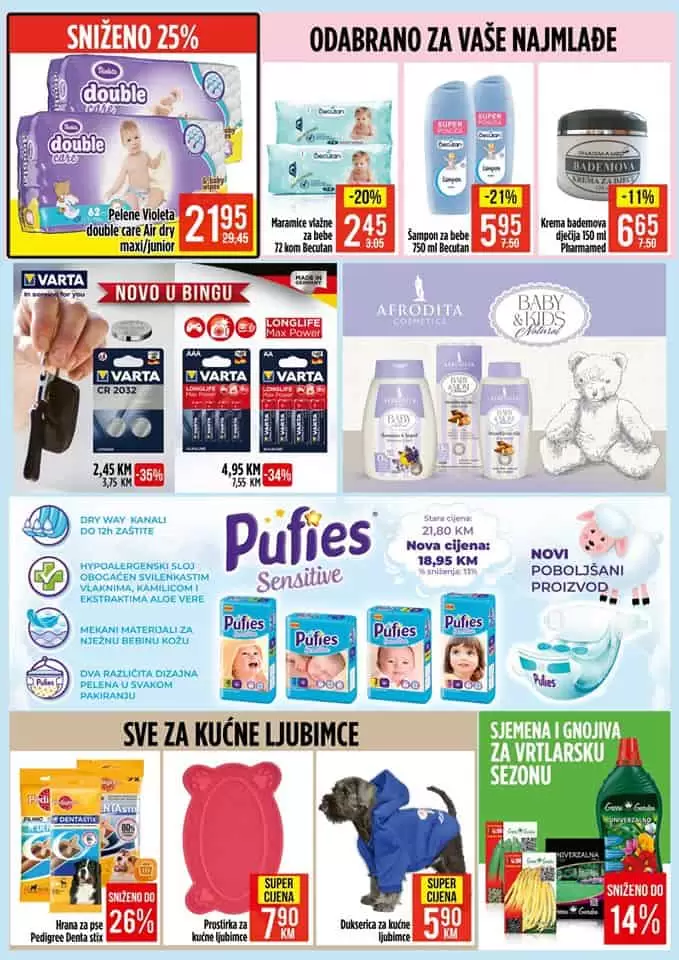 bingo akcijski katalog. snizenje. popust. akcija. snizeno. 