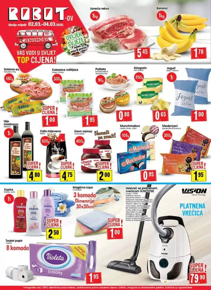 robot akcijski katalog. snizenje. snizeno. popust. akcija