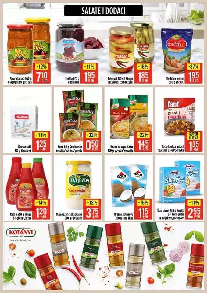 bingo akcijski katalog. snizenje. popust. akcija. snizeno. 