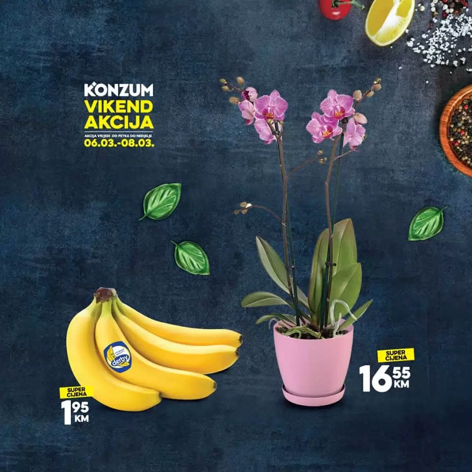 Konzum vikend akcija. akcijski katalog. snizenje. popust.