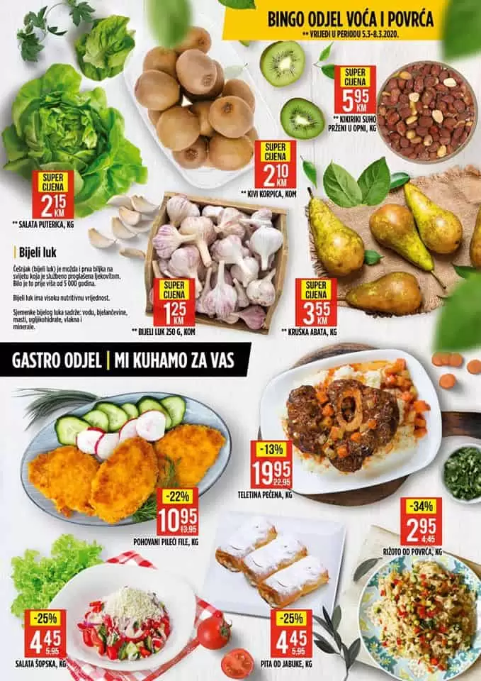 bingo akcijski katalog. snizenje. popust. akcija. snizeno. 