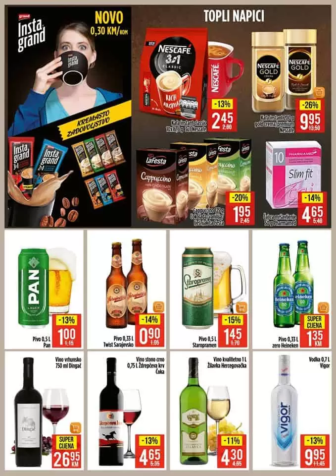 bingo akcijski katalog. snizenje. popust. akcija. snizeno. 