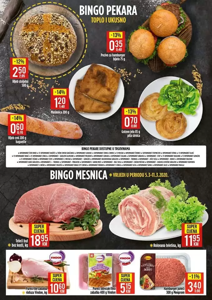 bingo akcijski katalog. snizenje. popust. akcija. snizeno. 