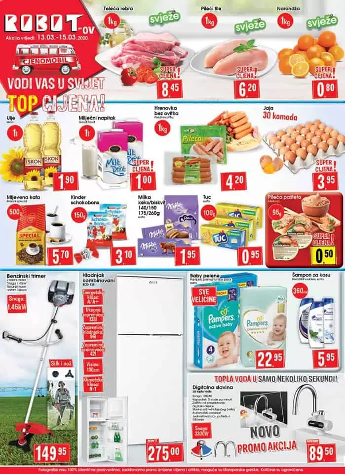 Robot vikend akcija. robot katalog. 