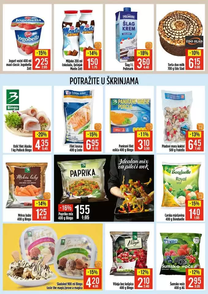 bingo akcijski katalog. snizenje. popust. akcija. snizeno. 