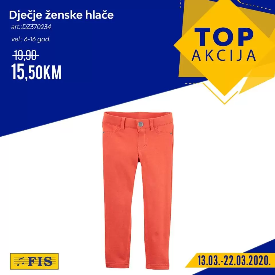 Fis top akcija. fis katalog. snizenje. popust. farmerice