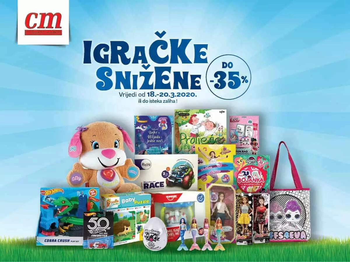 cm akcija igracaka. katalog cm. snizenje.