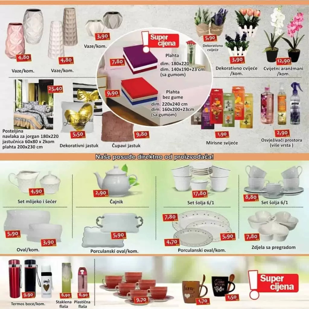 izbor trgovine akcijski letak. izbor trgovine snizenje. popust. katalog. korona virus. 