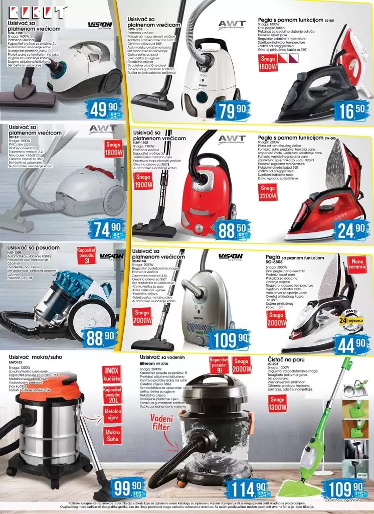 Robot akcijski katalog. robot katalog. robot snizenje. popust