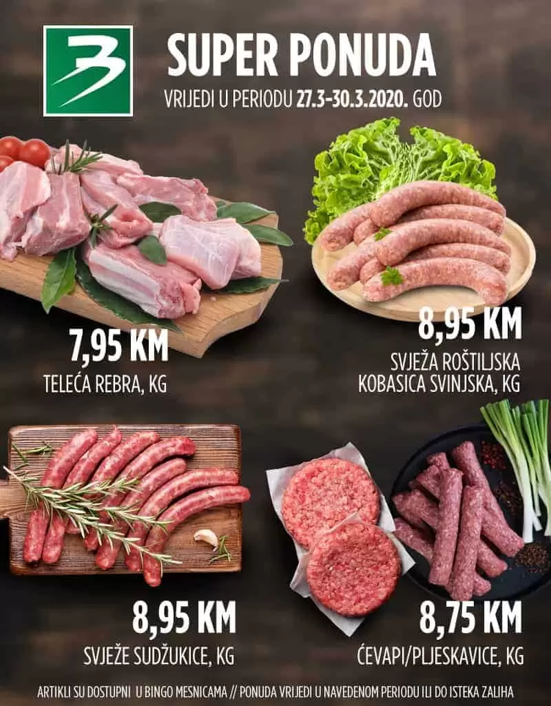 Bingo akcijski katalog. Snizenje. Akcija. Popust. Snizeno. popusti. Korona virus.