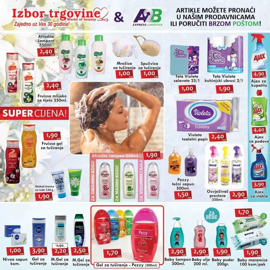 izbor trgovine super akcija. snizenje korona virus. 