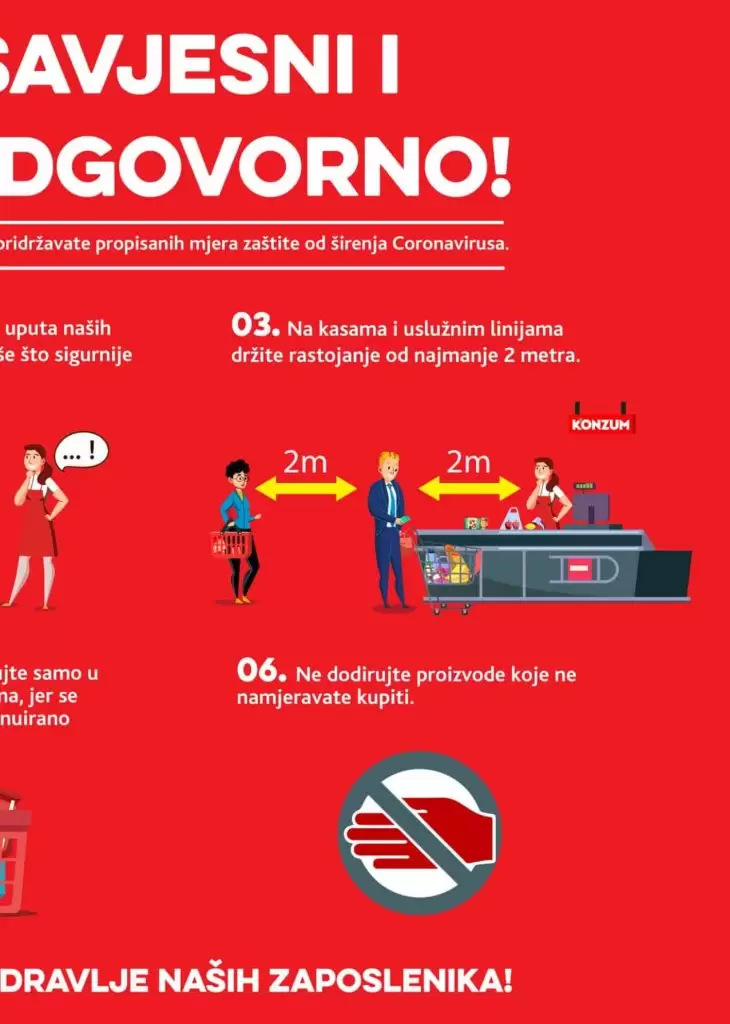 Konzum akcijski katalog. korona virus. snizenje. akcija. popusti. snizeno. 