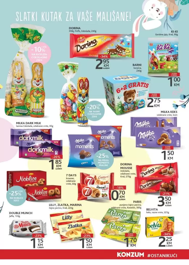 Konzum akcijski katalog. korona virus. snizenje. akcija. popusti. snizeno. 