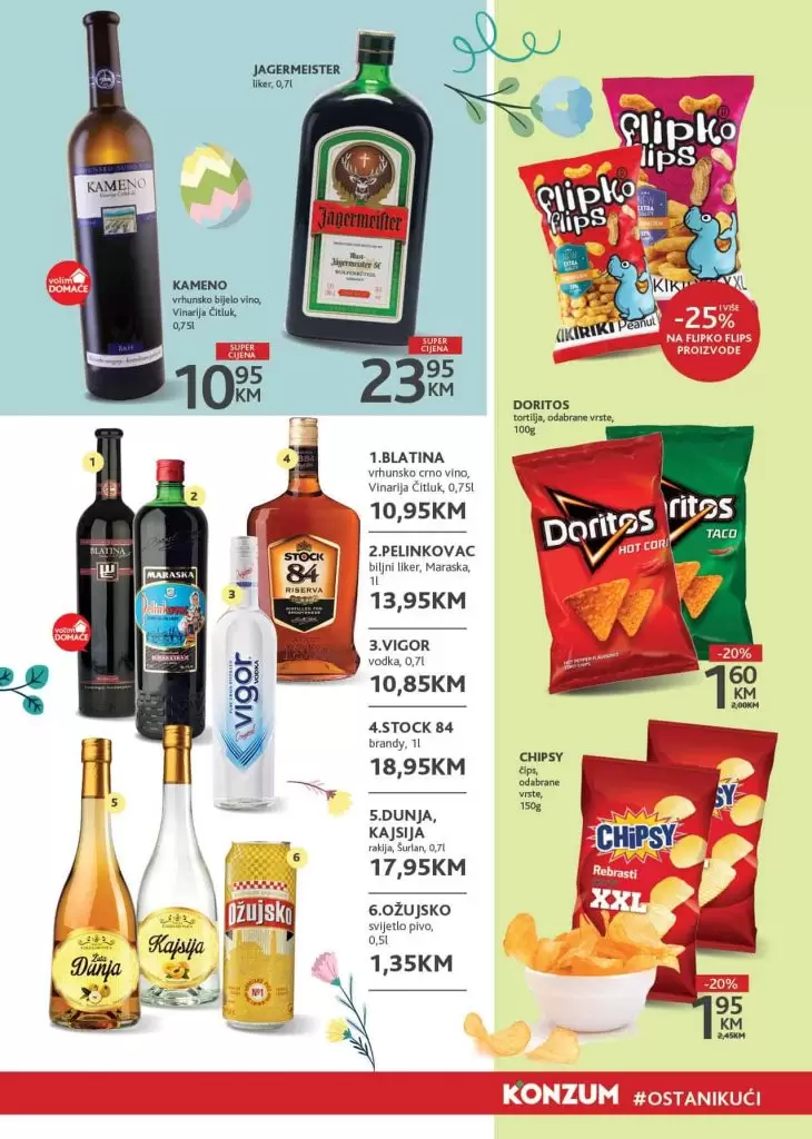 Konzum akcijski katalog. korona virus. snizenje. akcija. popusti. snizeno. 