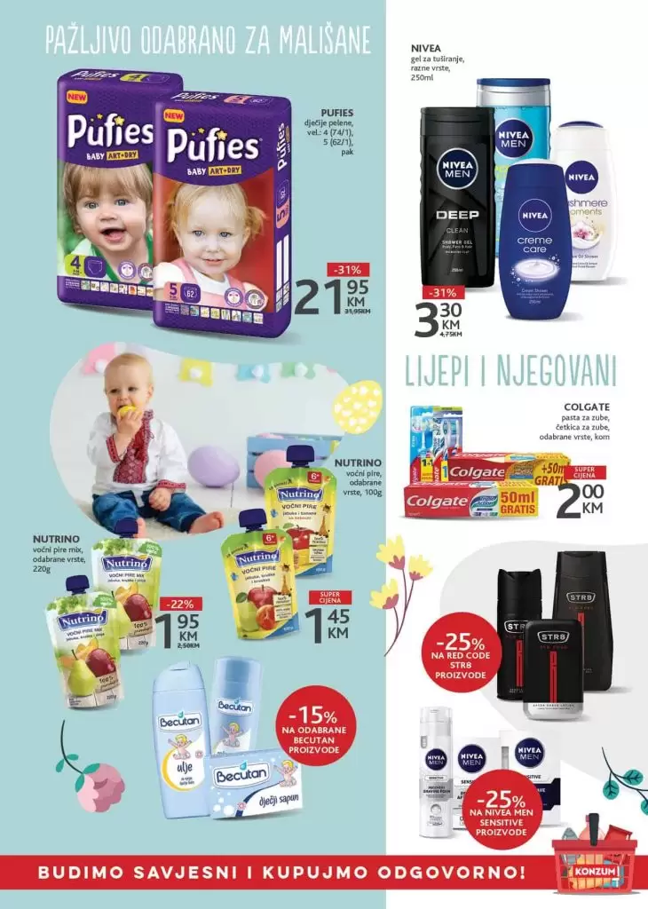 Konzum akcijski katalog. korona virus. snizenje. akcija. popusti. snizeno. 