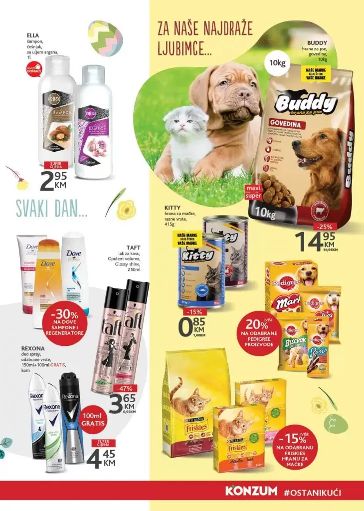 Konzum akcijski katalog. korona virus. snizenje. akcija. popusti. snizeno. 