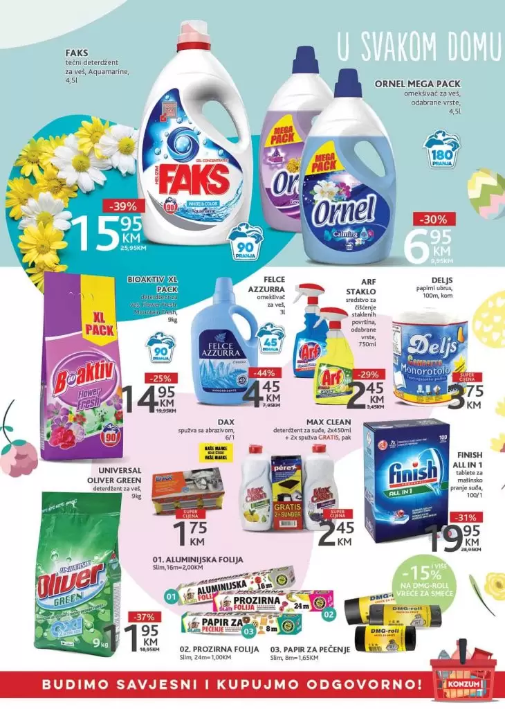 Konzum akcijski katalog. korona virus. snizenje. akcija. popusti. snizeno. 