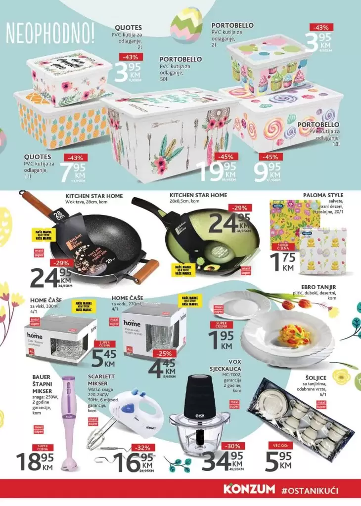 Konzum akcijski katalog. korona virus. snizenje. akcija. popusti. snizeno. 