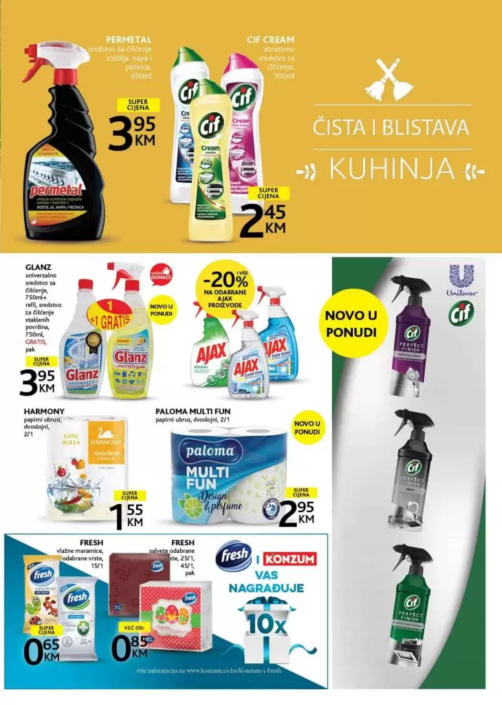 Konzum akcijski katalog. snizenje. snizeno. popust. akcija. popusti. korona virus