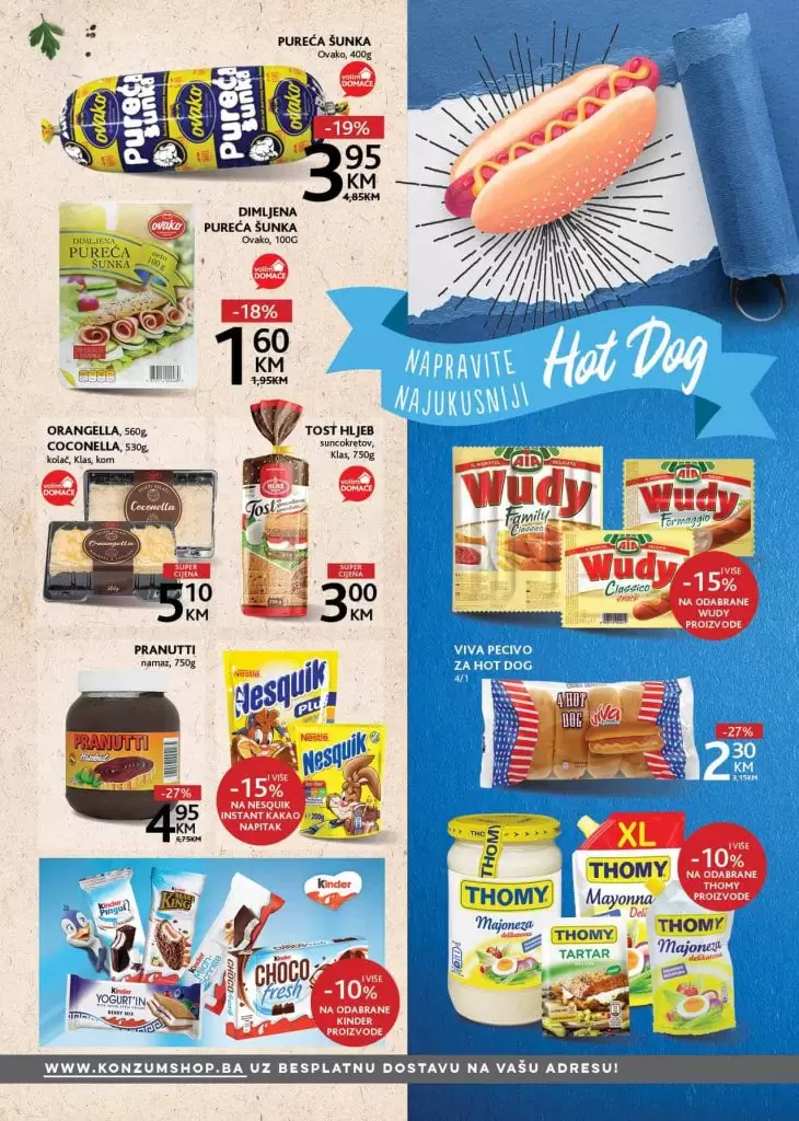 Konzumova fantasticna akcija. snizenje. snizeno, popust. akcija. mlijeko jaja