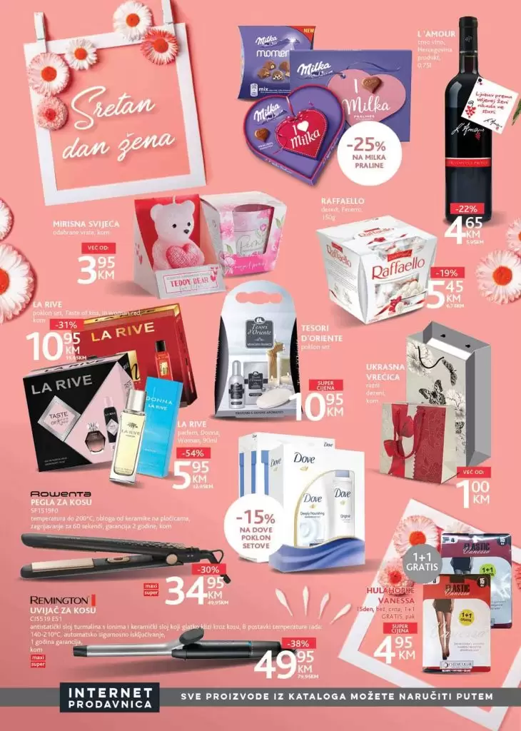 Konzumova fantasticna akcija. snizenje. snizeno, popust. akcija. poklon paket