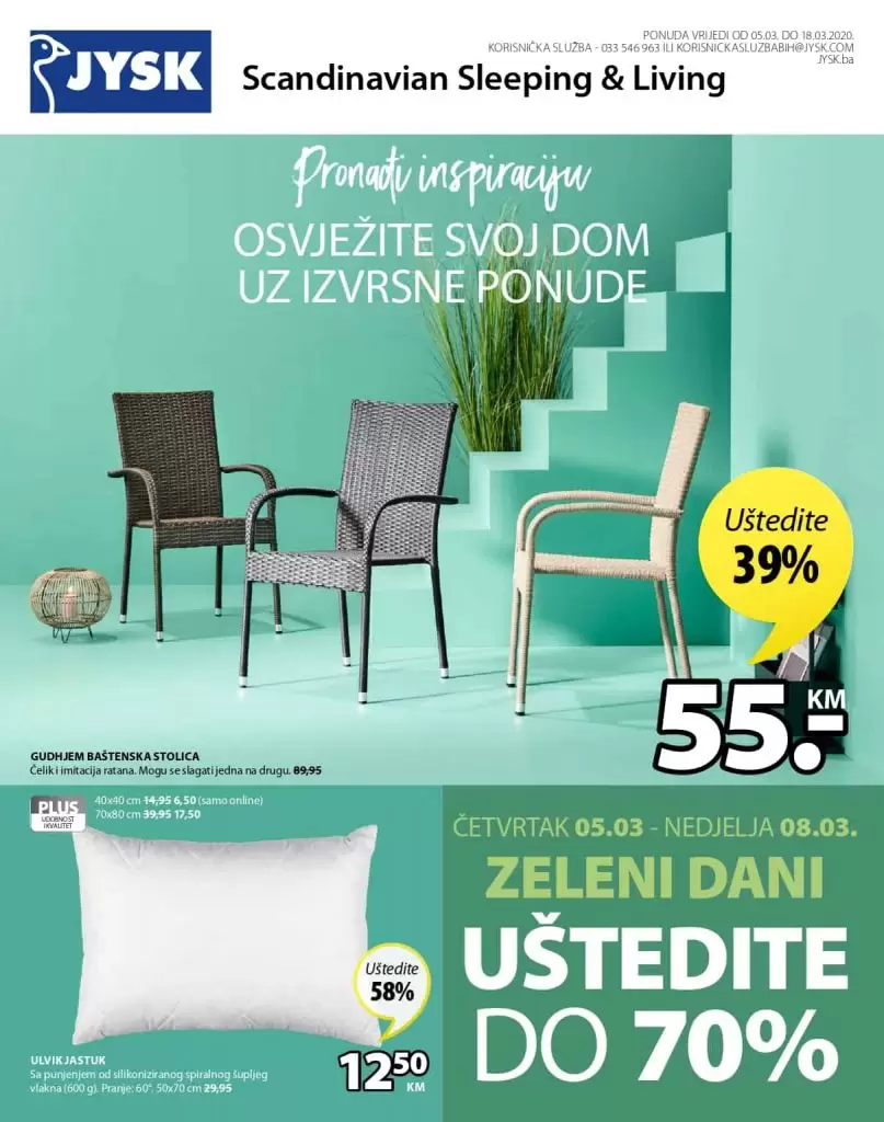 Jysk katalog. Jysk snizenje. Jysk popust. jysk.ba rasprodaja. jsk kreveti i madraci. stolica