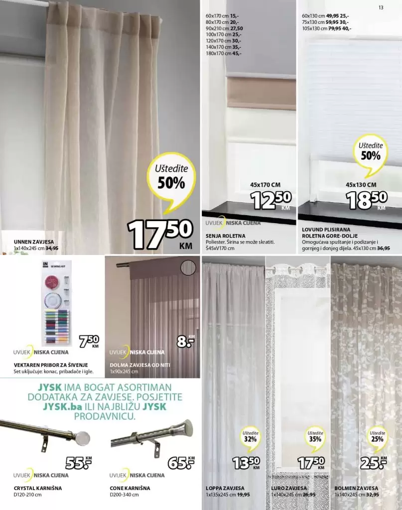 Jysk katalog. Jysk snizenje. Jysk popust. jysk.ba rasprodaja. jsk kreveti i madraci. zavjese. paravani. 