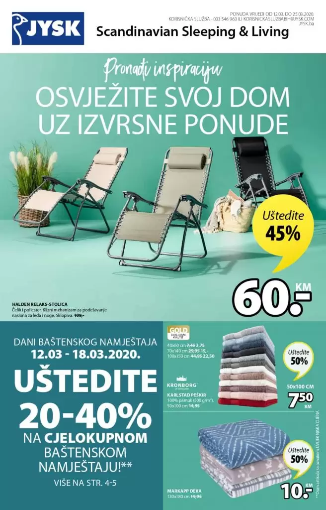 Jysk akcijski katalog. snizenje. popust. Jysk madrac, Jysk rasporodaja.