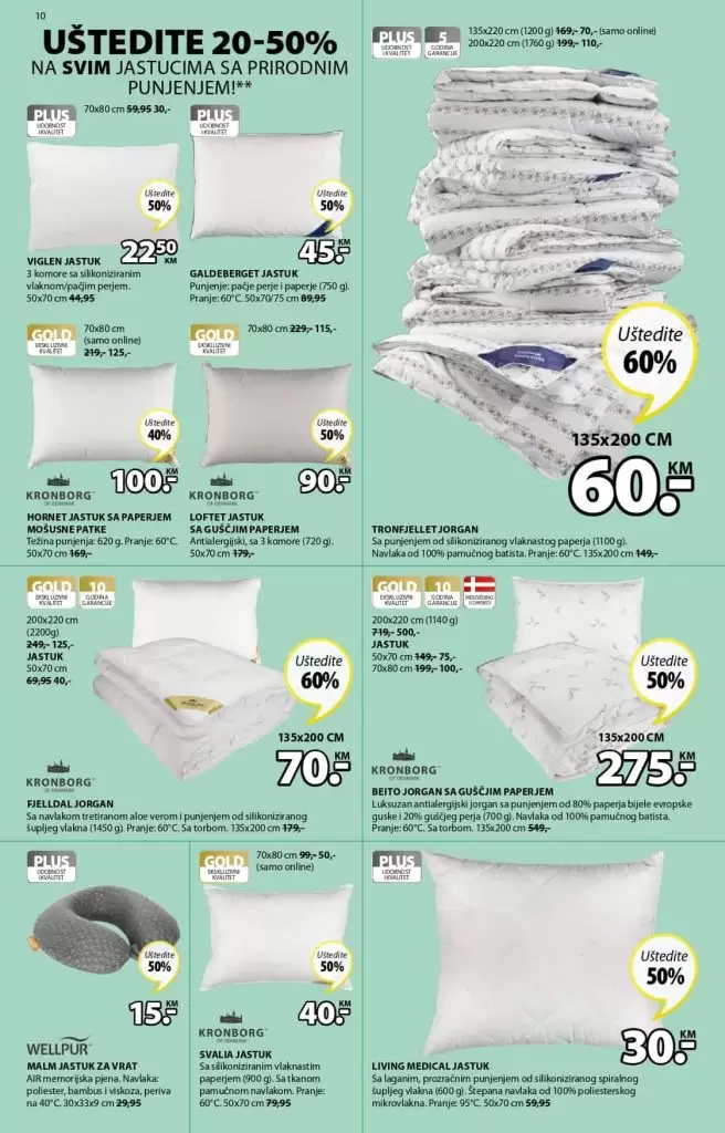 Jysk akcijski katalog. snizenje. popust. Jysk madrac, Jysk rasporodaja.