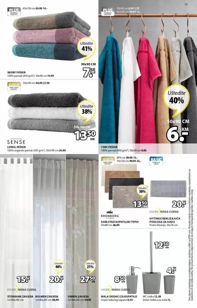 Jysk akcijski katalog. snizenje. popust. Jysk madrac, Jysk rasporodaja.