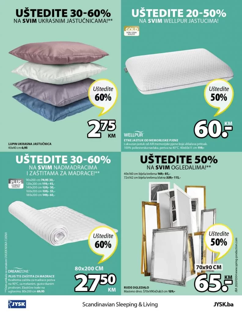 jysk akcijski katalog. snizenje. popust, korona virus. online kupovina. 