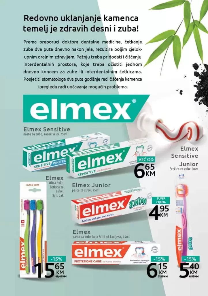 Konzum dani oralnog zdravlja. akcijski katalog elmex