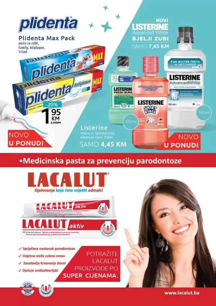 Konzum dani oralnog zdravlja. akcijski katalog lacalut