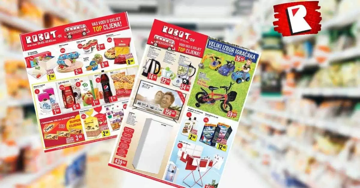 robot akcijski katalog. robot snizenje. popust.