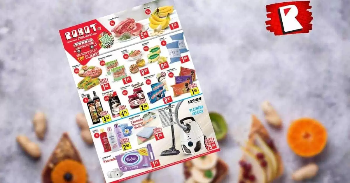 robot akcijski katalog. snizenje. snizeno. popust. akcija