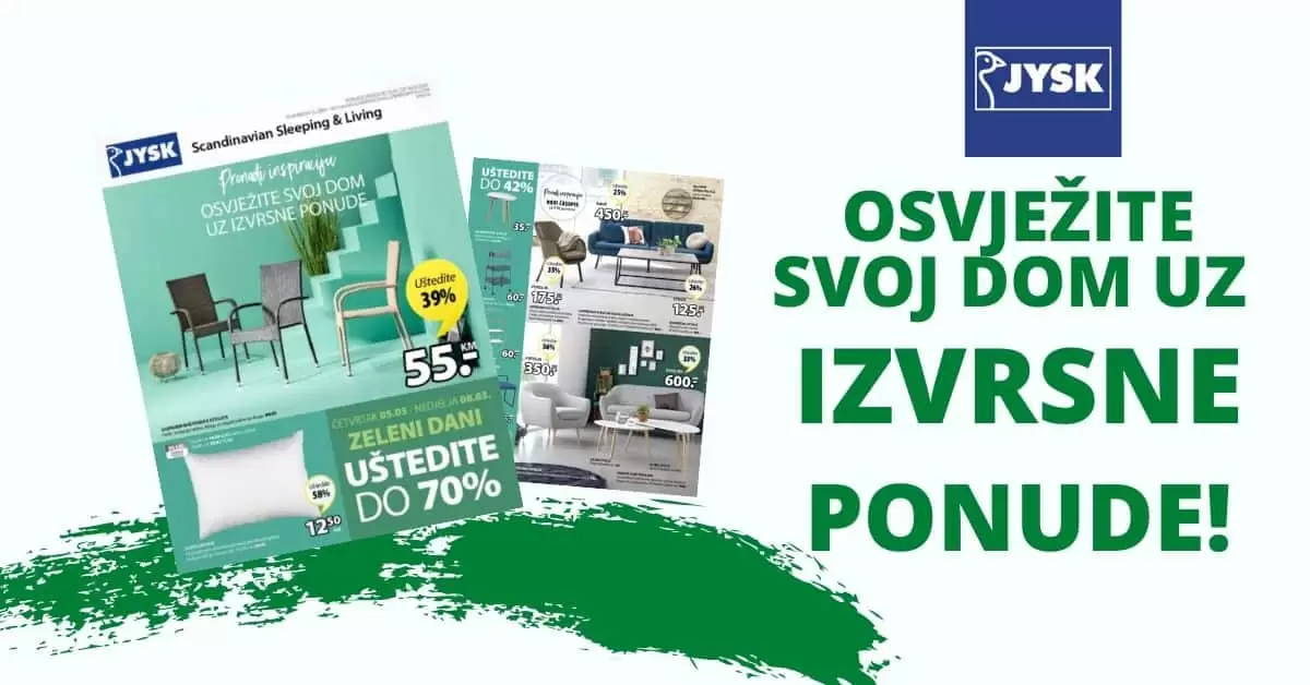 Jysk katalog. Jysk snizenje. Jysk popust. jysk.ba rasprodaja. jsk kreveti i madraci. snizeno.