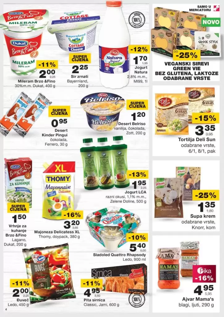 Mercator super akcija. Mercator lozionicka. mercator katalog. Snizenje. popust. akcija.