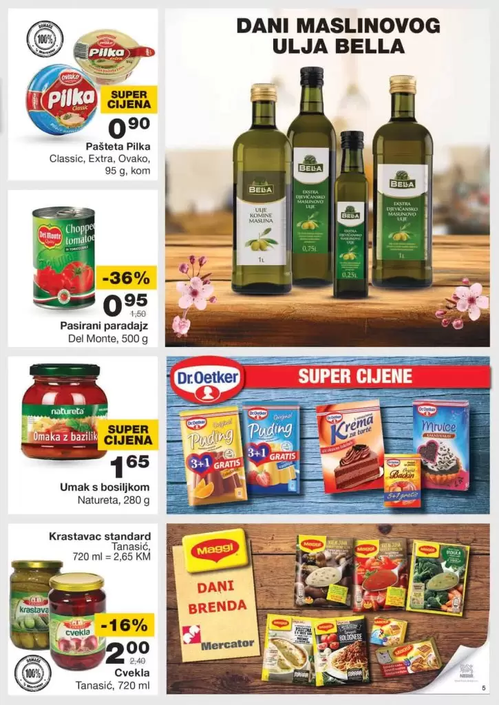 Mercator super akcija. Mercator lozionicka. mercator katalog. Snizenje. popust. akcija.