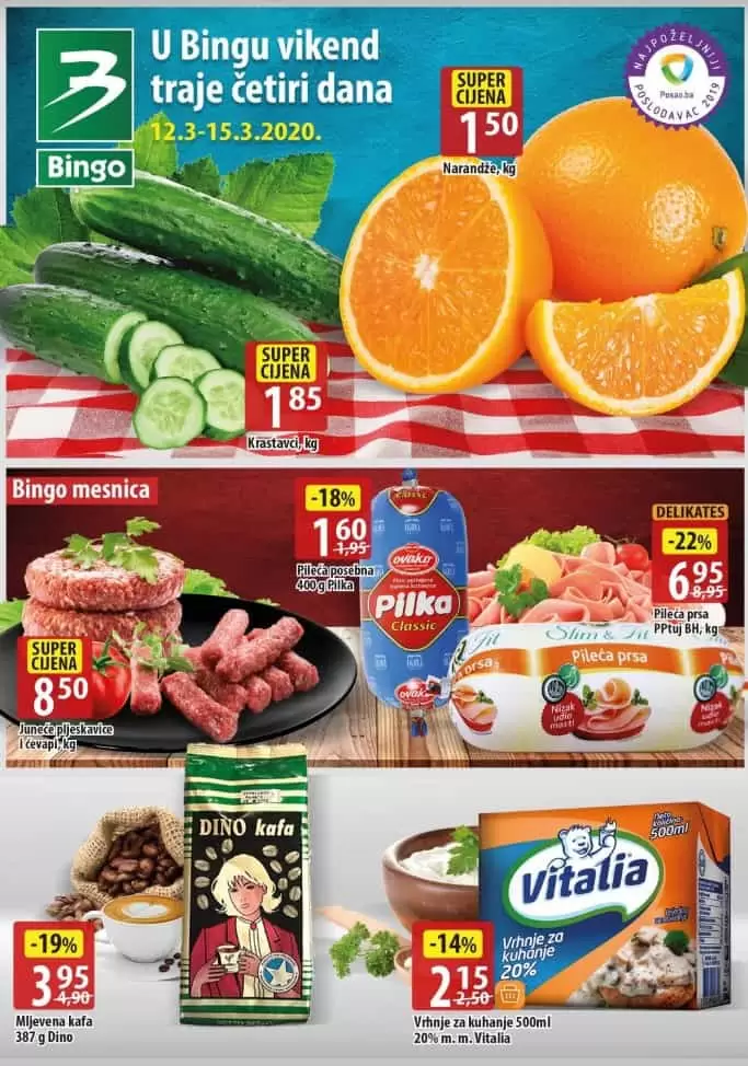 Bingo akcijski katalog. Bingo katalog. 