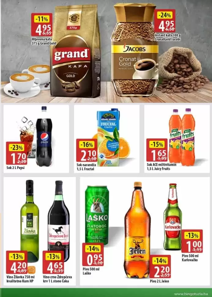 Bingo akcijski katalog. Bingo katalog. 