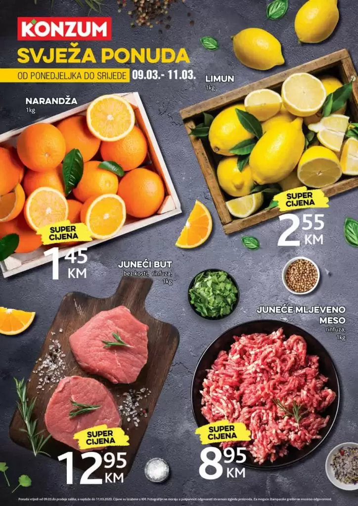 svjeza ponuda konzum. katalog konzum 