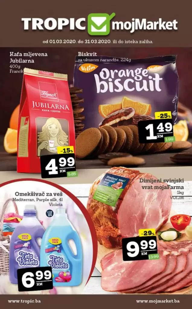 tropic. moj market. akcija. katalog. snizenje. snizeno, ustedite. popust. akcijski katalog.
