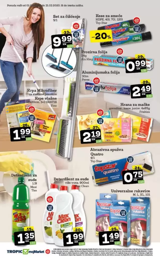 tropic. moj market. akcija. katalog. snizenje. snizeno, ustedite. popust. akcijski katalog. korona virus.