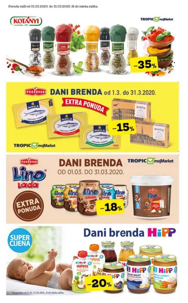 tropic. moj market. akcija. katalog. snizenje. snizeno, ustedite. popust. akcijski katalog. korona virus.