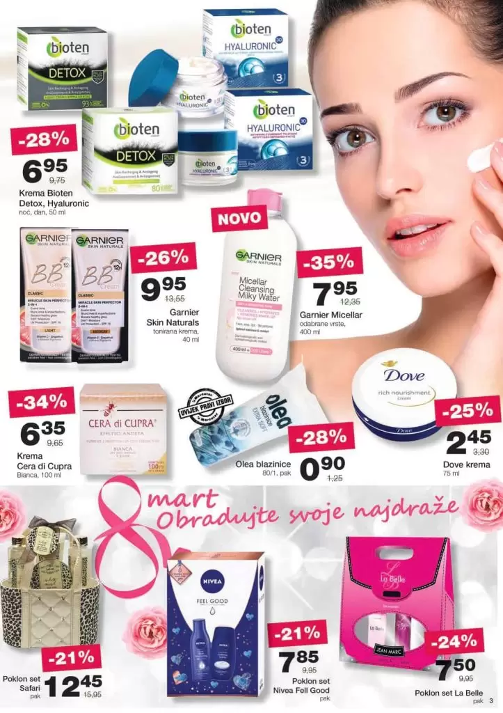 mercator katalog. mercator lozionicka prodavnice nivea garnier