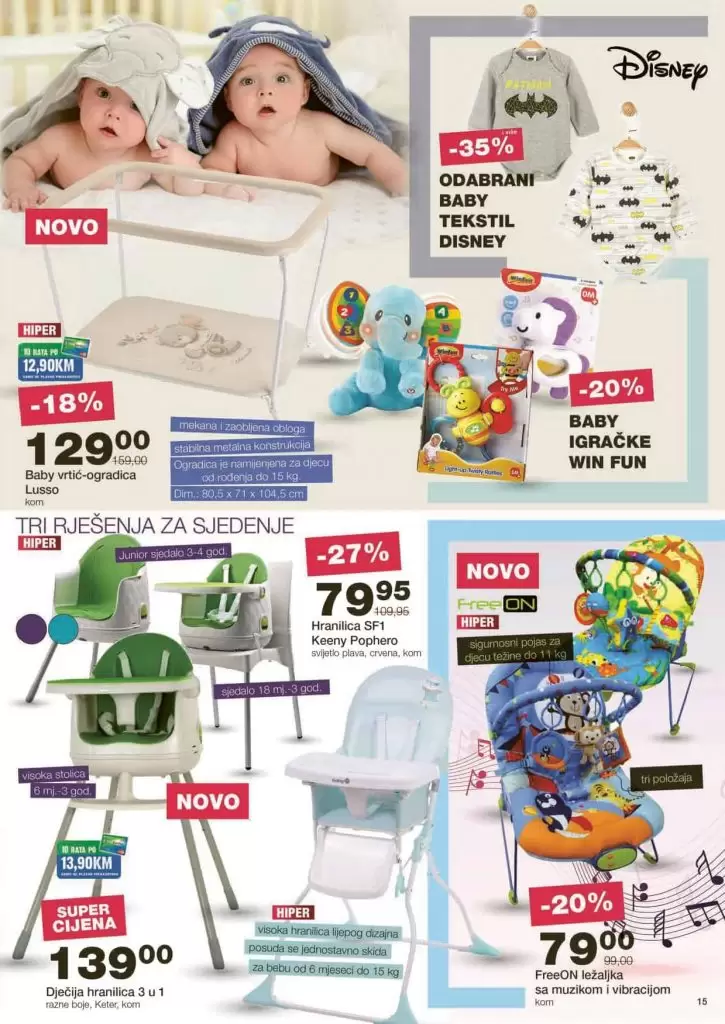 mercator katalog. mercator lozionicka prodavnice bebe pelene 